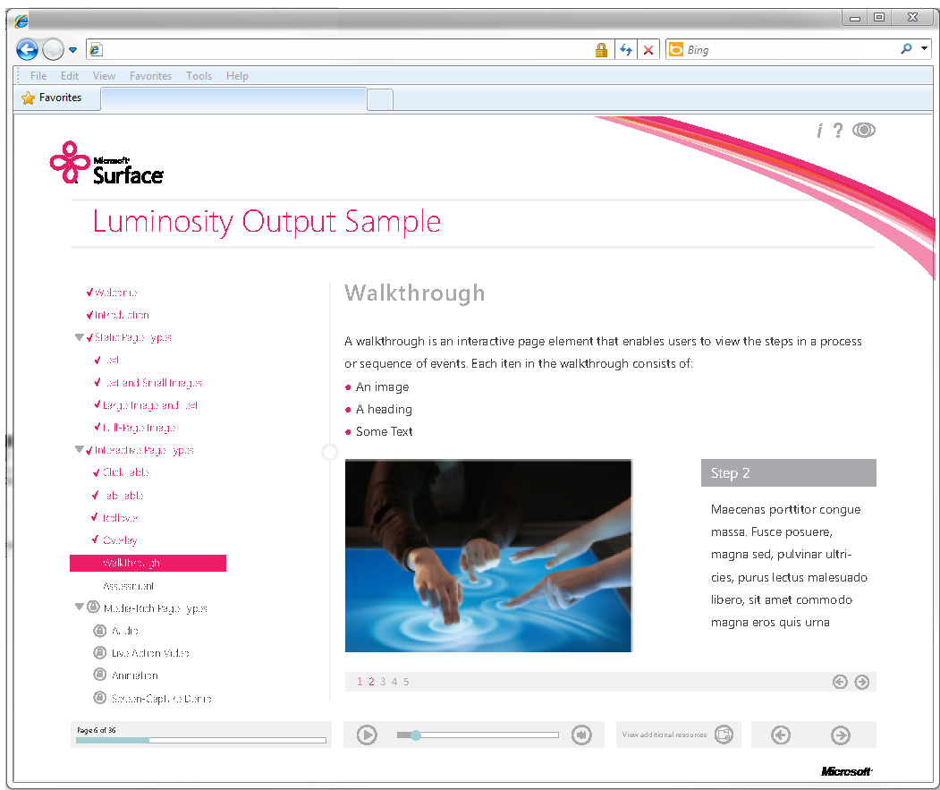 Designing and Developing Surface Applications - Surface 2.0 SDK Training